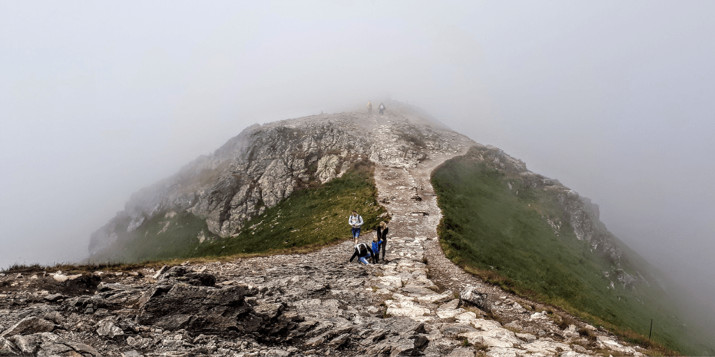 Przełęcz Liliowe - Widok ze szczytu Beskid